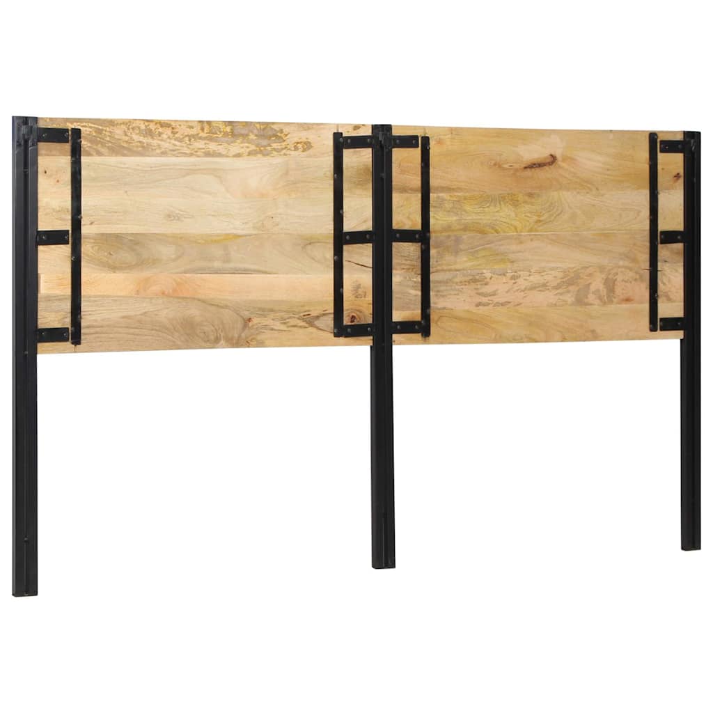 Tête de lit 180 cm bois massif manguier et fer - XIOS