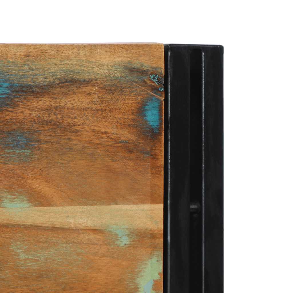 Tête de lit 180 cm bois massif récupéré et fer - XIOS