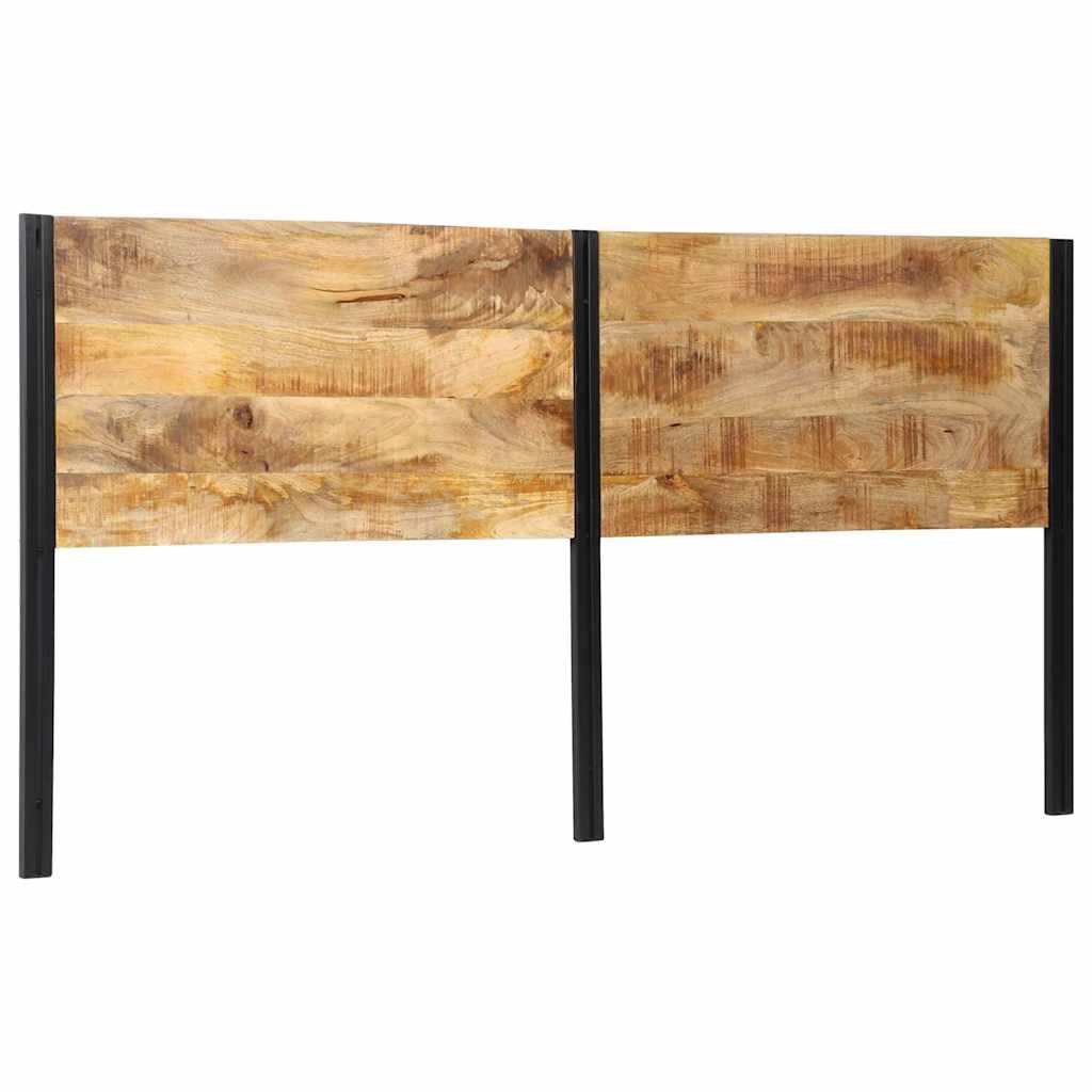 Tête de lit 200 cm bois massif manguier et fer - XIOS