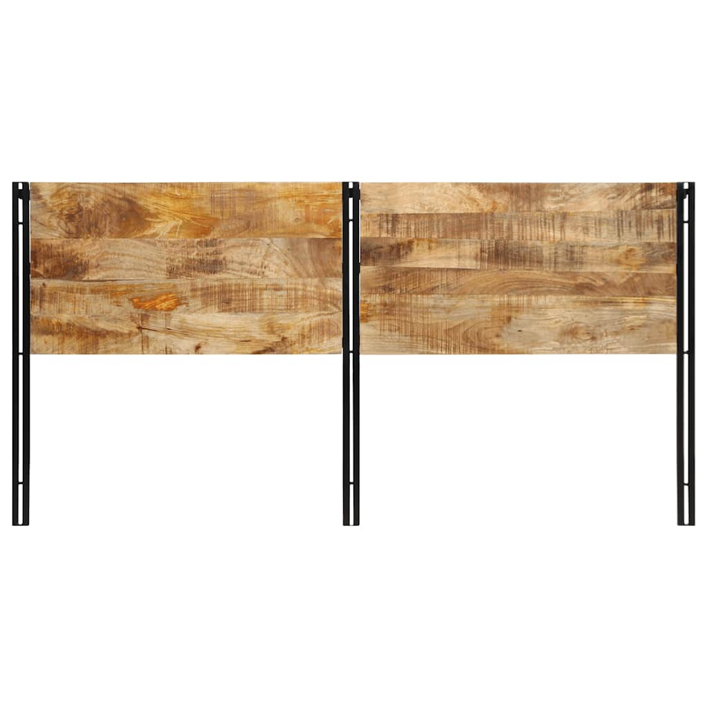 Tête de lit 200 cm bois massif manguier et fer - XIOS