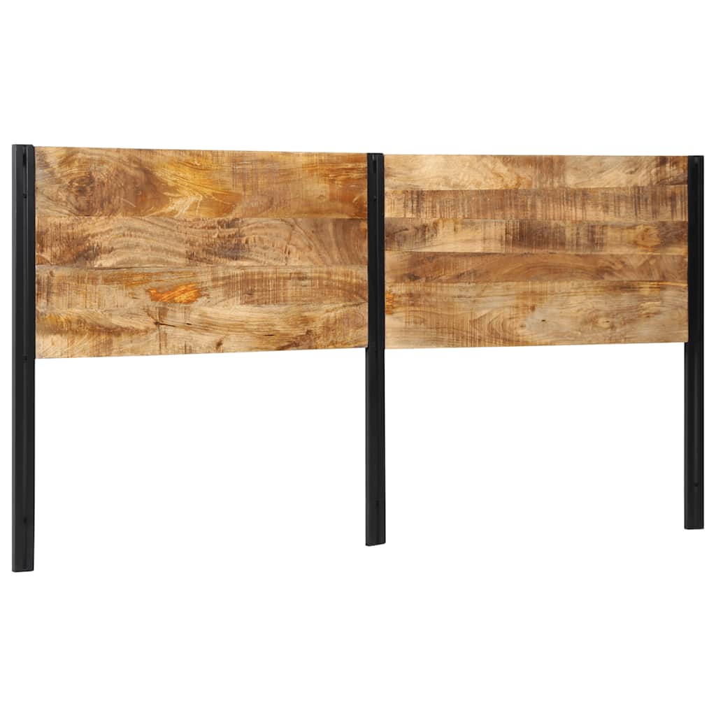 Tête de lit 200 cm bois massif manguier et fer - XIOS