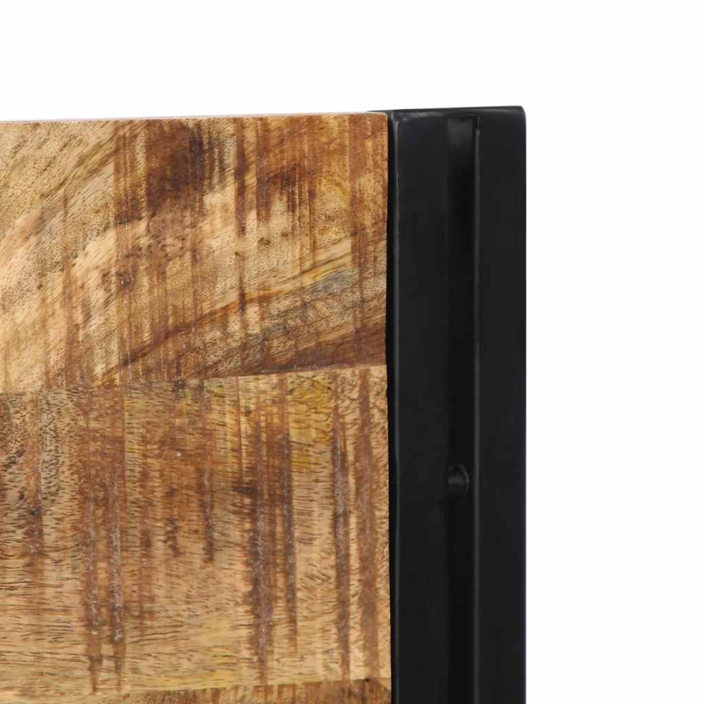 Tête de lit 200 cm bois massif manguier et fer - XIOS