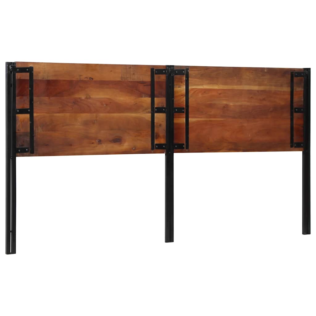 Tête de lit 200 cm bois massif récupéré et fer - XIOS