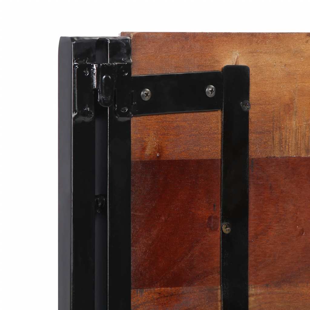 Tête de lit 200 cm bois massif récupéré et fer - XIOS
