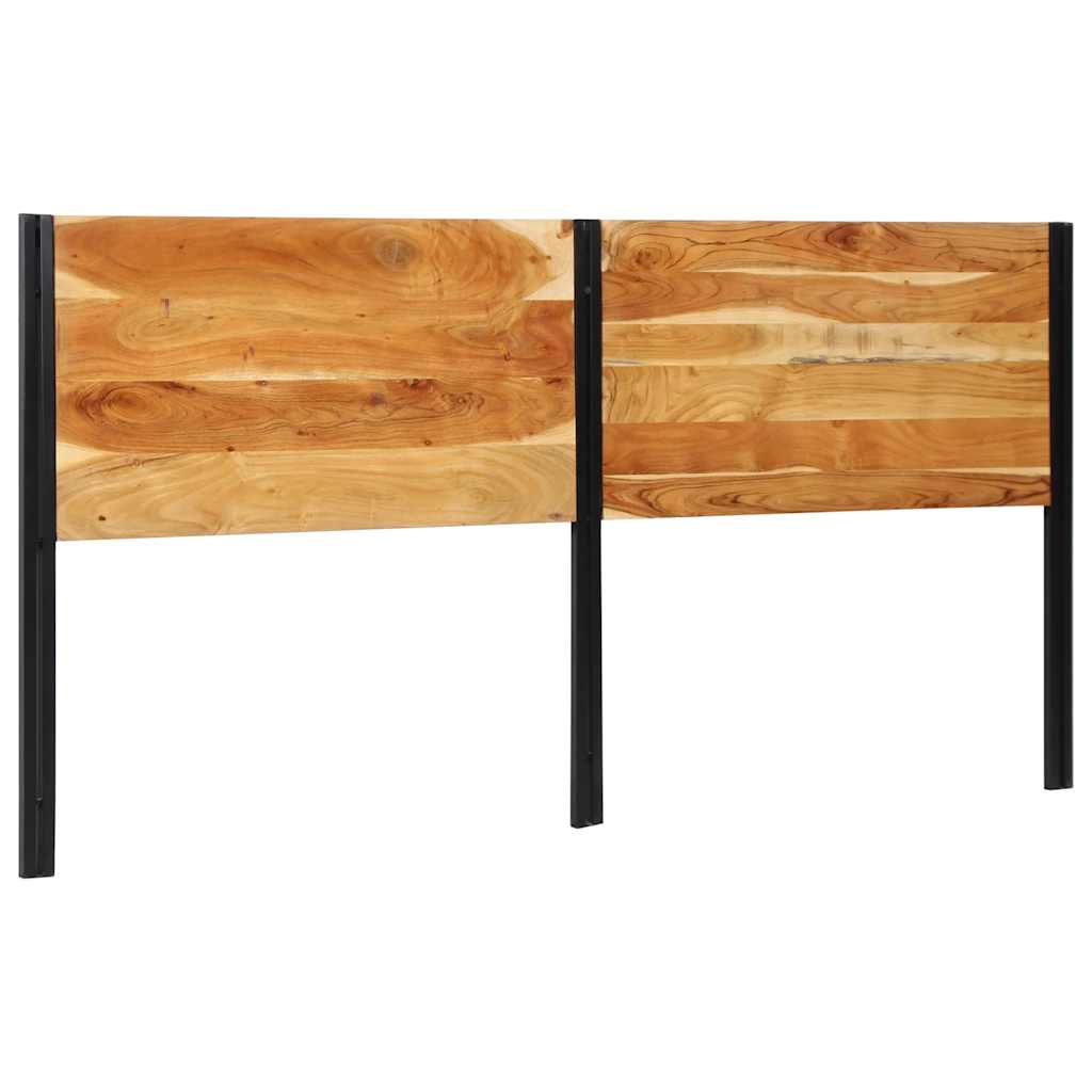 Tête de lit 200 cm bois massif d'acacia et fer - XIOS