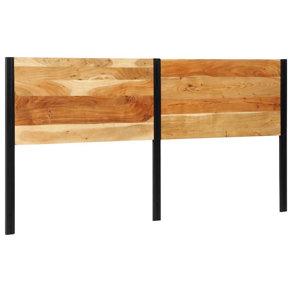 Tête de lit 200 cm bois massif d'acacia et fer - XIOS