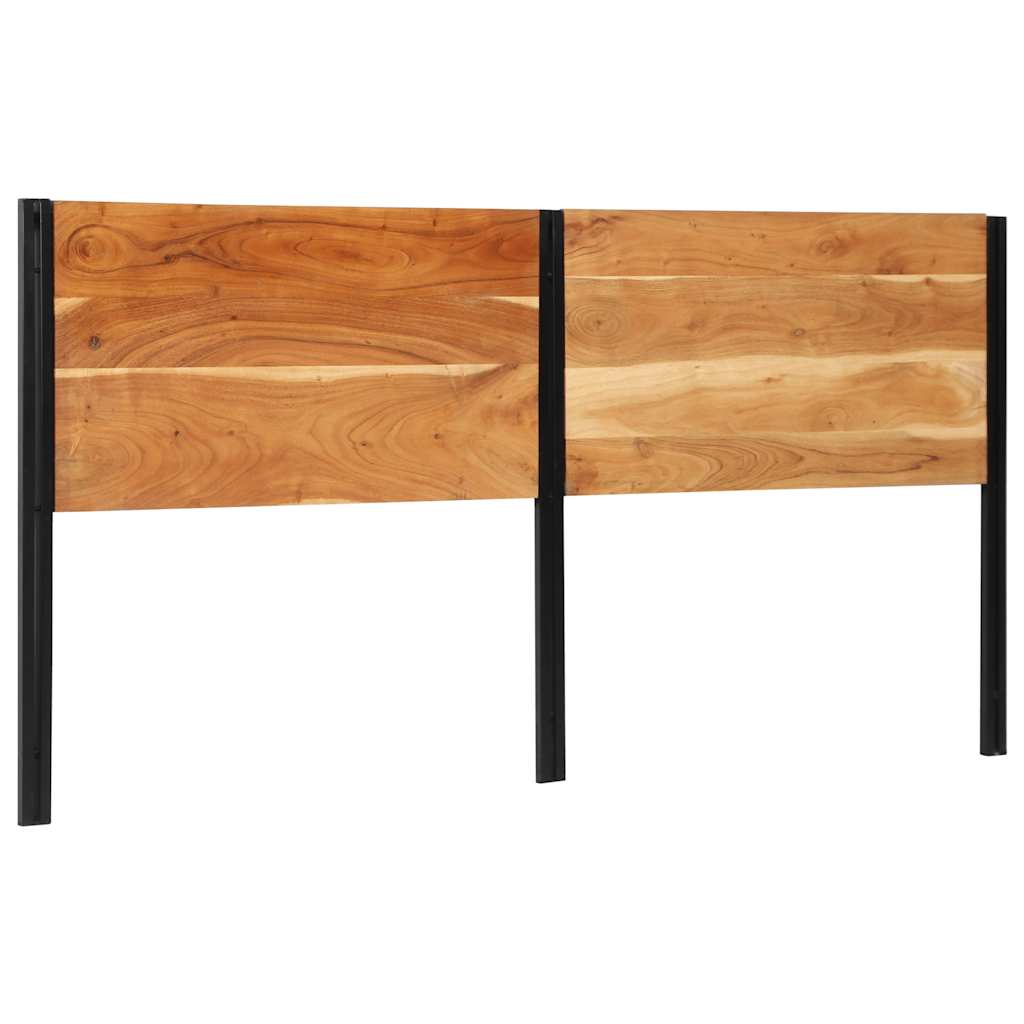 Tête de lit 200 cm bois massif d'acacia et fer - XIOS