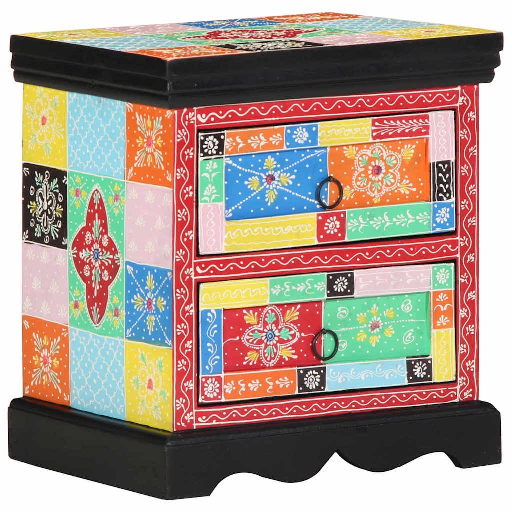 Cabinet de chevet avec tiroir 2 pcs Multicolore 40 x 35 x 45 cm - XIOS