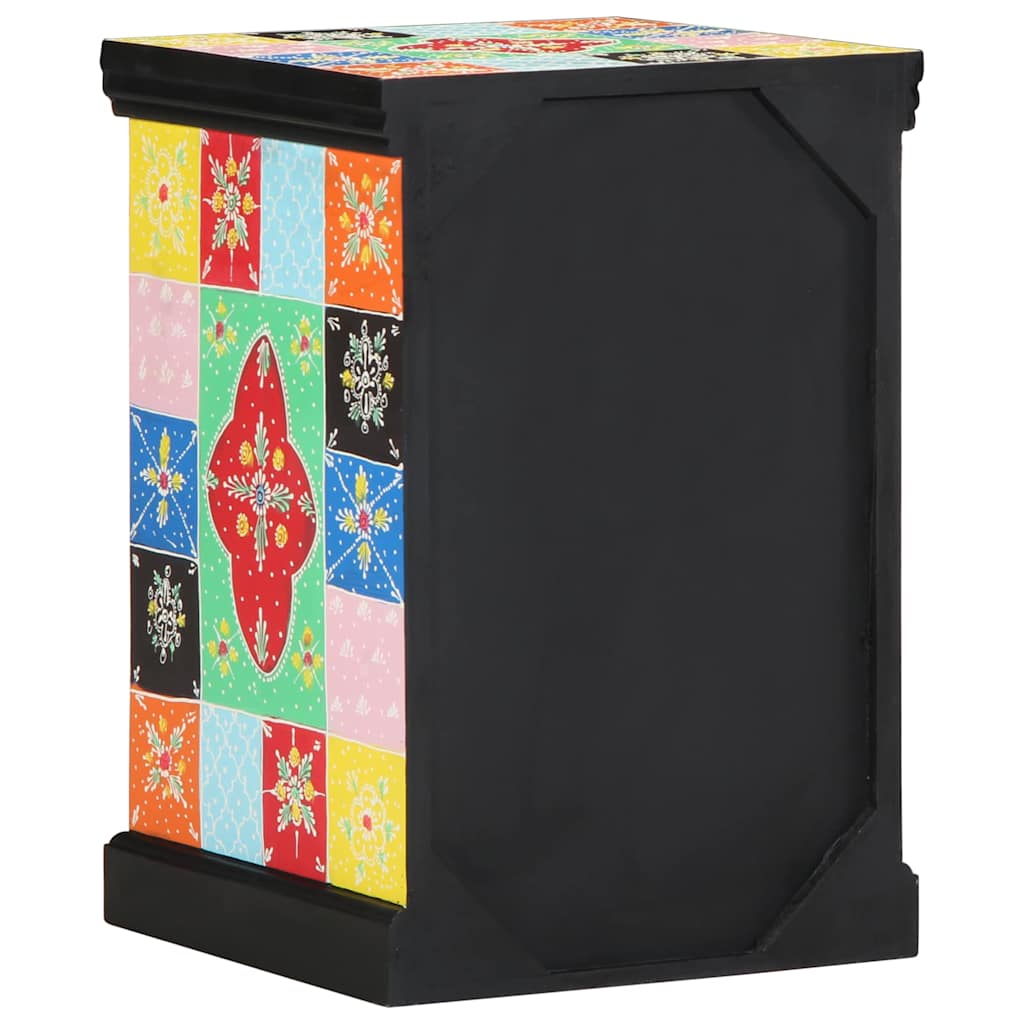 Meuble de rangement vidaXL Multicolore 40x40x60 cm en bois de mangue massif