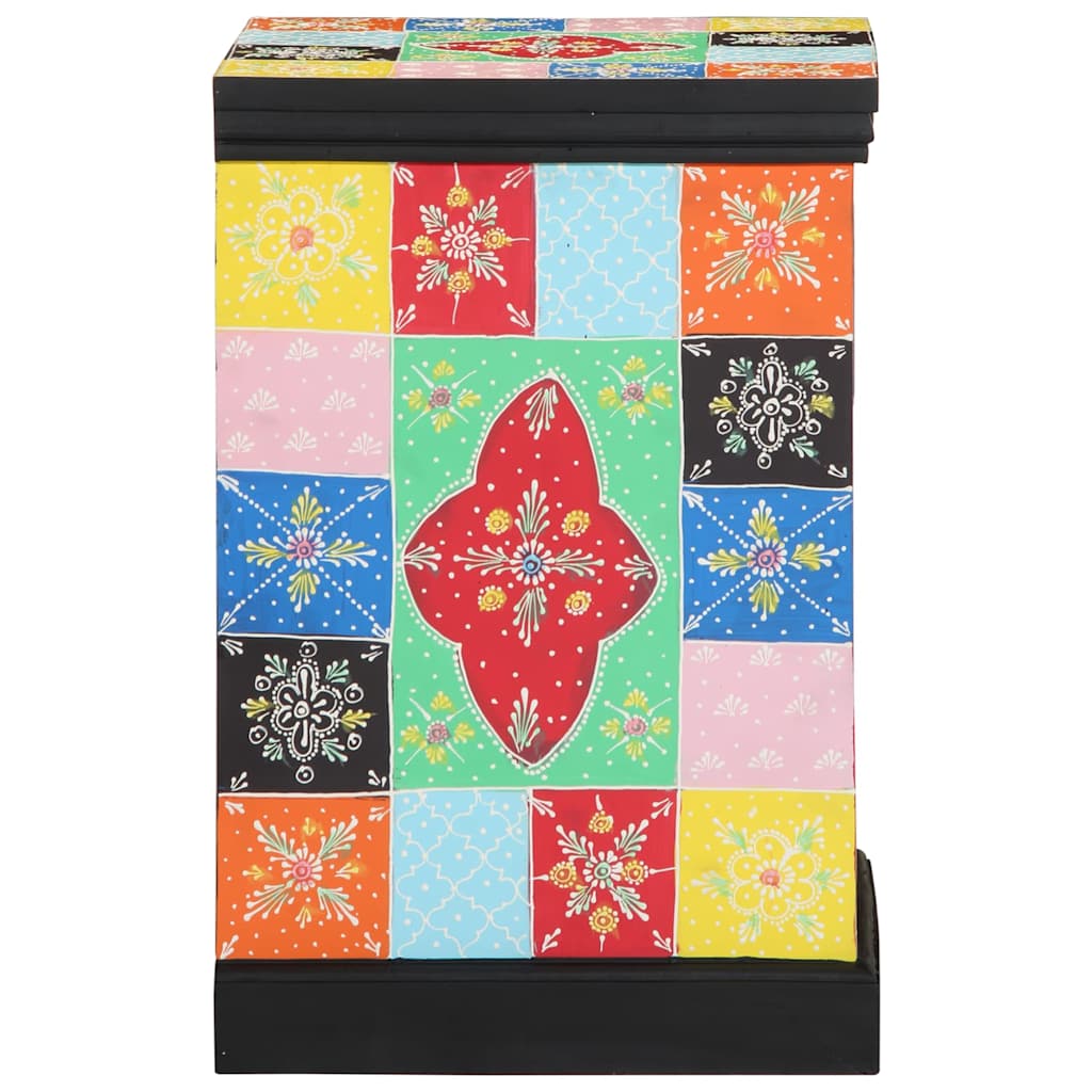 Meuble de rangement vidaXL Multicolore 40x40x60 cm en bois de mangue massif