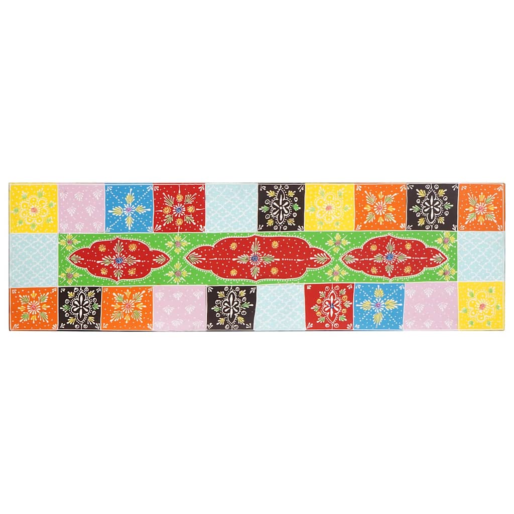 Meuble TV Multicolore 100 x 30 x 24 cm Bois de manguier massif - XIOS