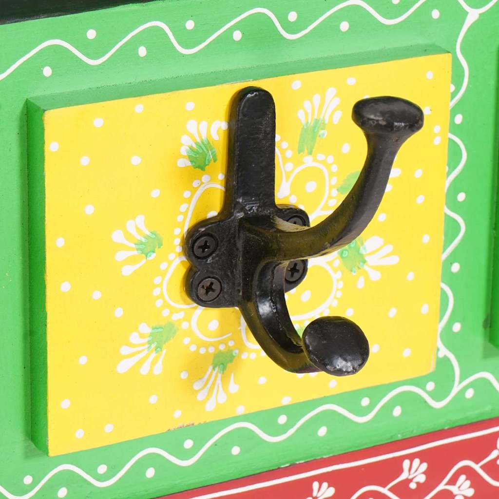 Porte-manteau Noir 80 x 25 x 2 cm Bois d'ingénierie - XIOS