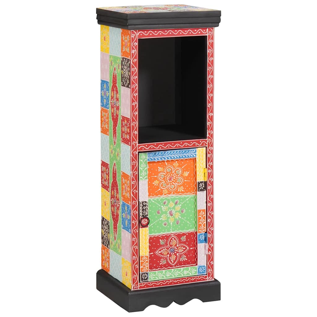 Commode Multicolore 30 x 30 x 90 cm Bois de manguier massif - XIOS