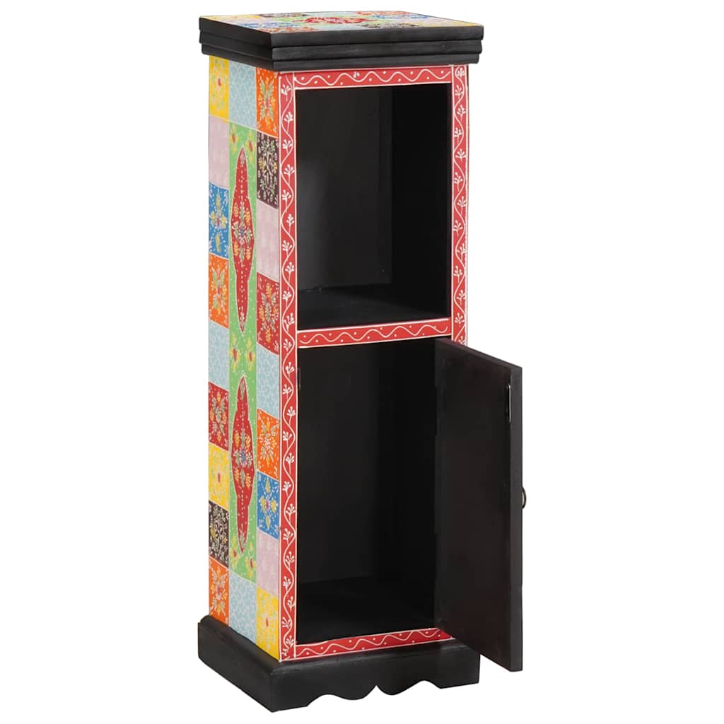 Commode Multicolore 30 x 30 x 90 cm Bois de manguier massif - XIOS