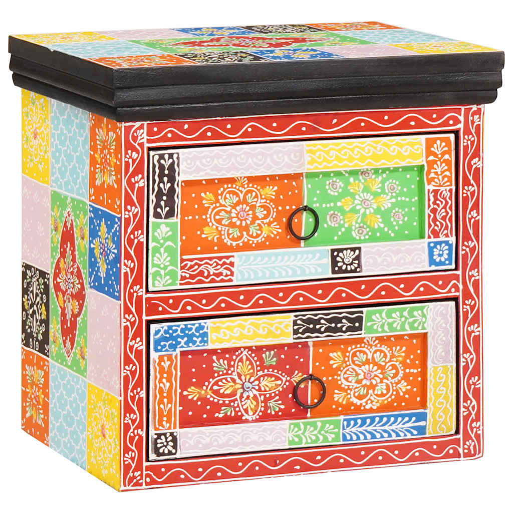 Cabinet de chevet avec tiroir Multicolore 40 x 30 x 40 cm - XIOS