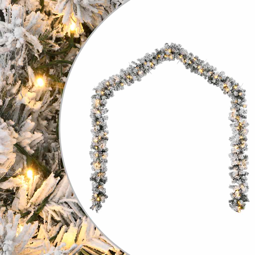 Guirlande de Noël avec lumières LED vert 10 m PVC - XIOS