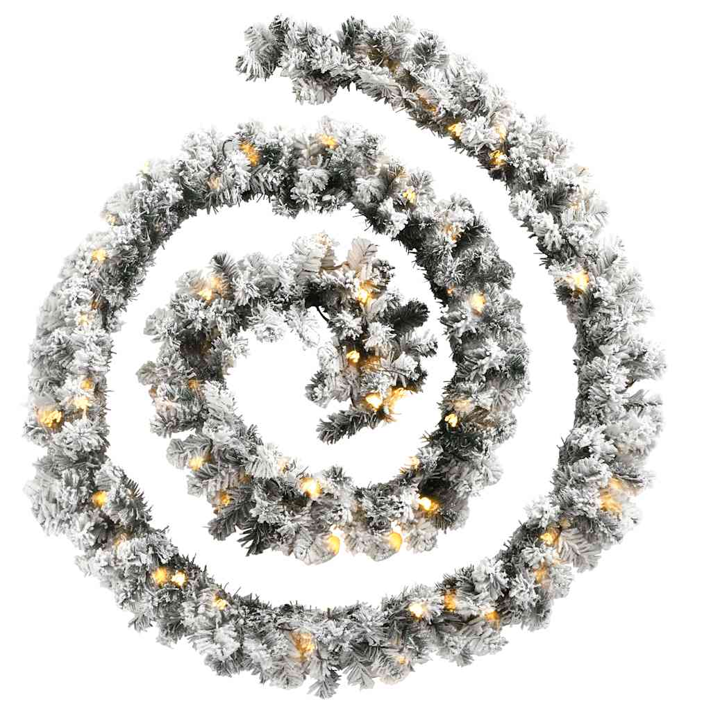 Guirlande de Noël avec lumières LED vert 10 m PVC - XIOS