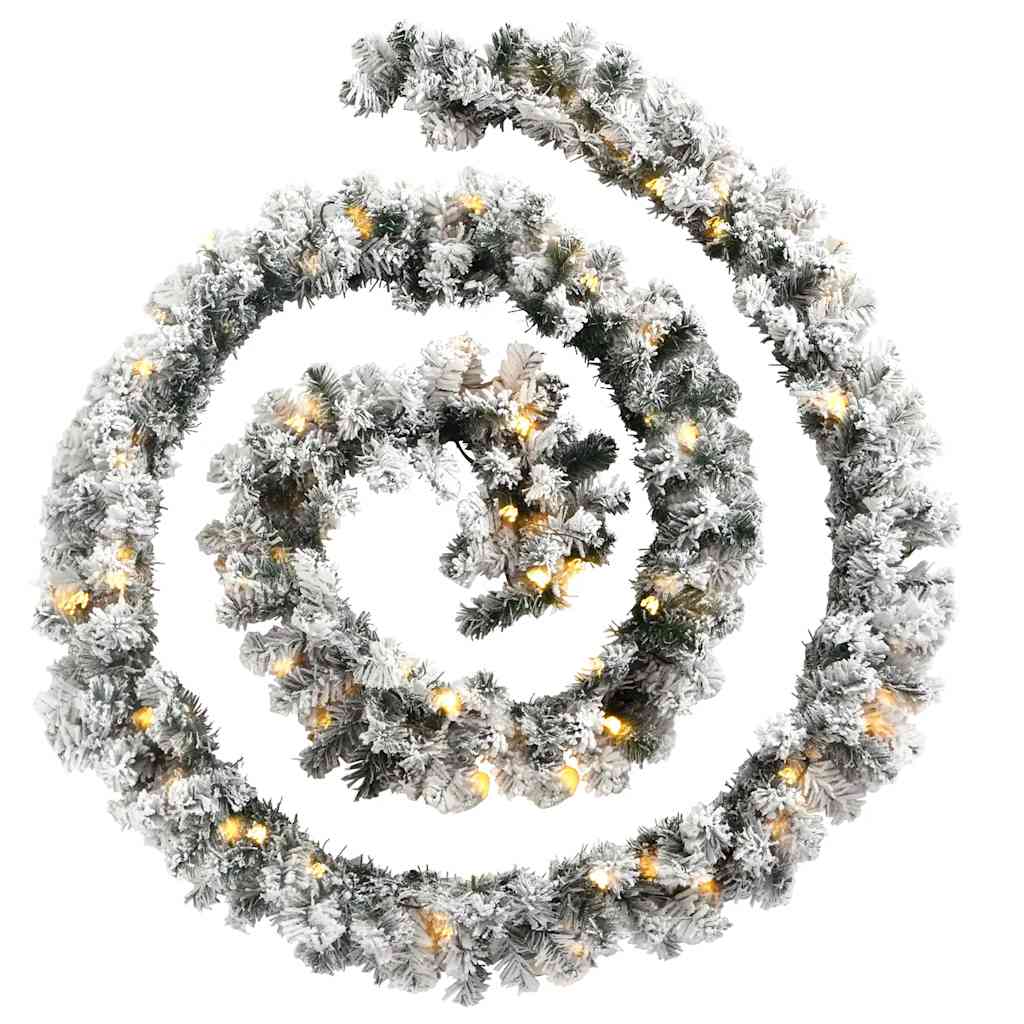 Guirlande de Noël avec lumières LED vert 20 m PVC - XIOS