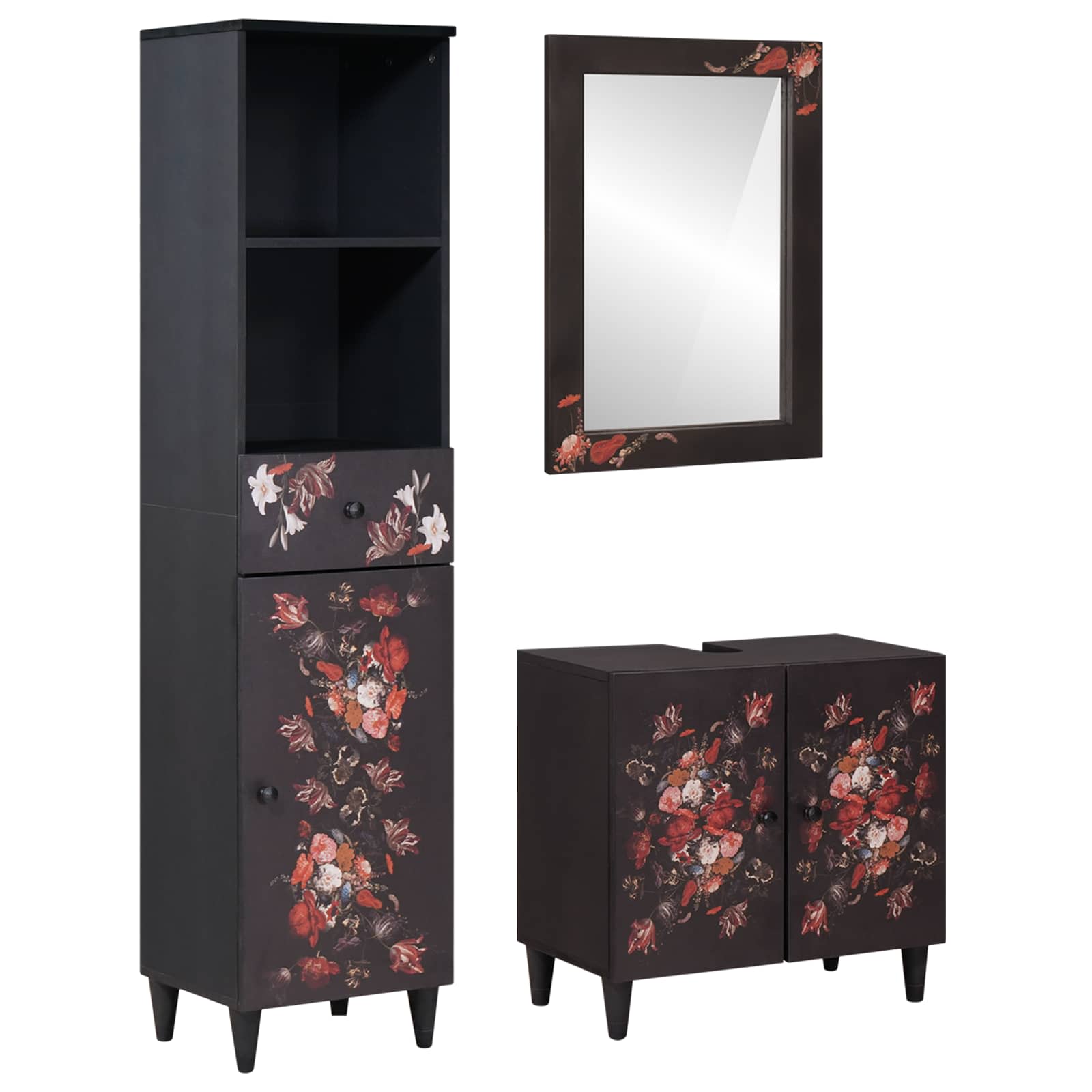 Ensemble de Meubles de Salle de Bain 3 pièces