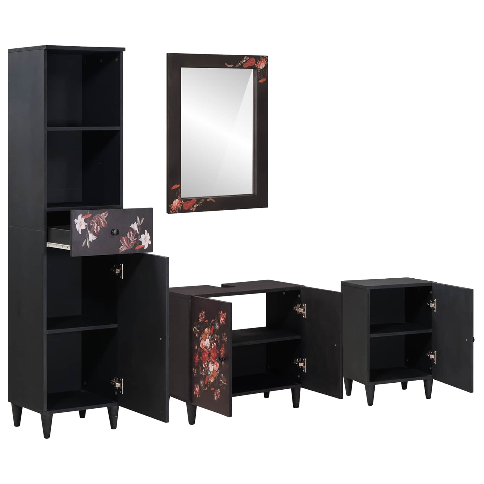 Ensemble de Meubles de Salle de Bain 4 pièces