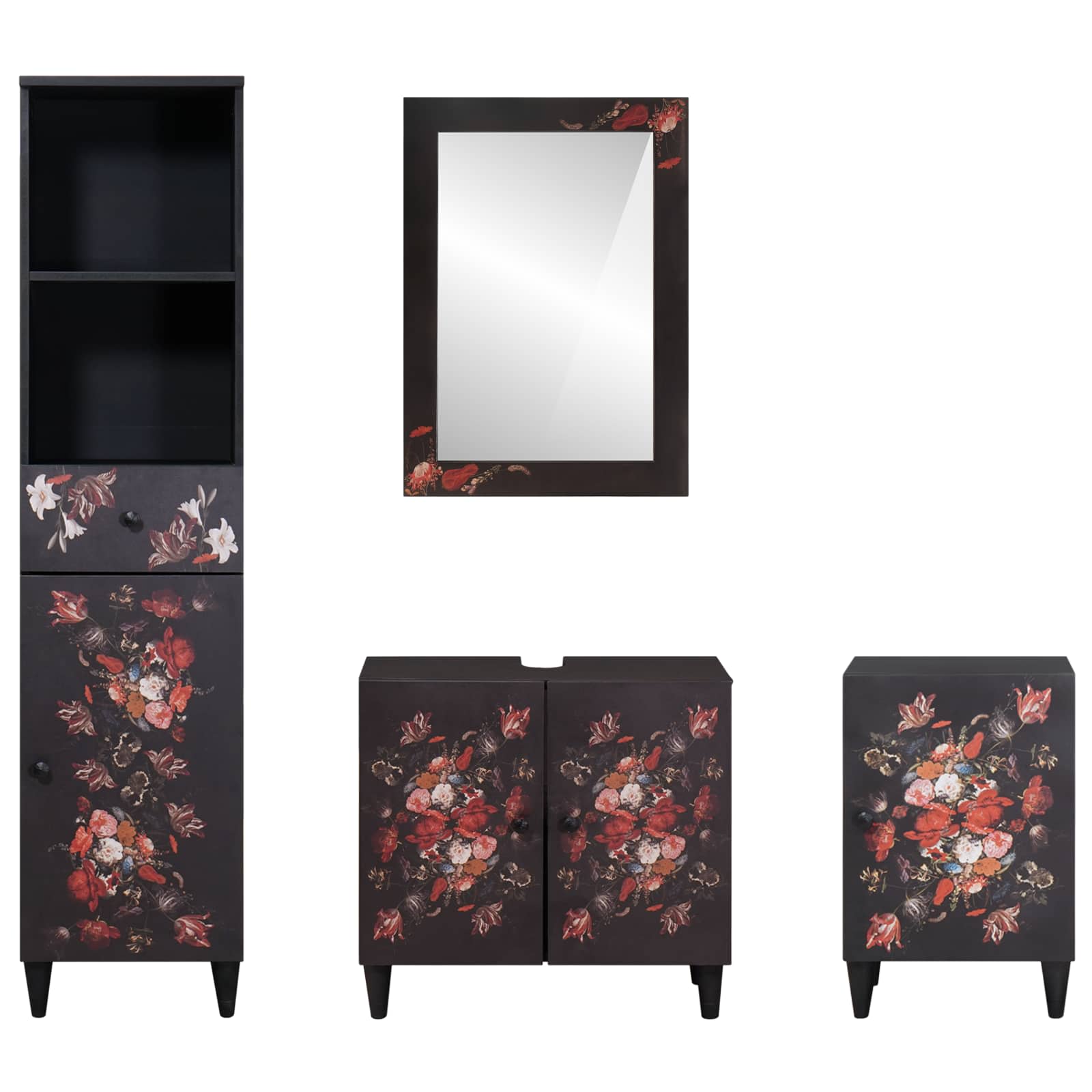 Ensemble de Meubles de Salle de Bain 4 pièces