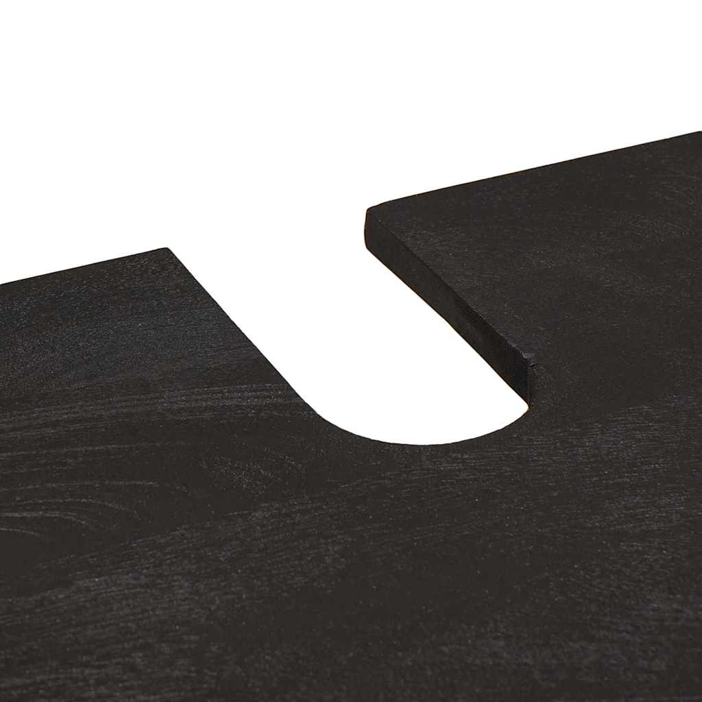 Ensemble de Meubles de Salle de Bain 4 pièces Noir