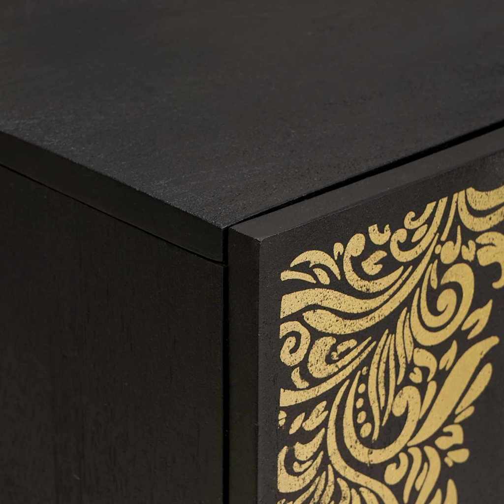Ensemble de Meubles de Salle de Bain 5 pc Noir 62 x 33 x 58 cm