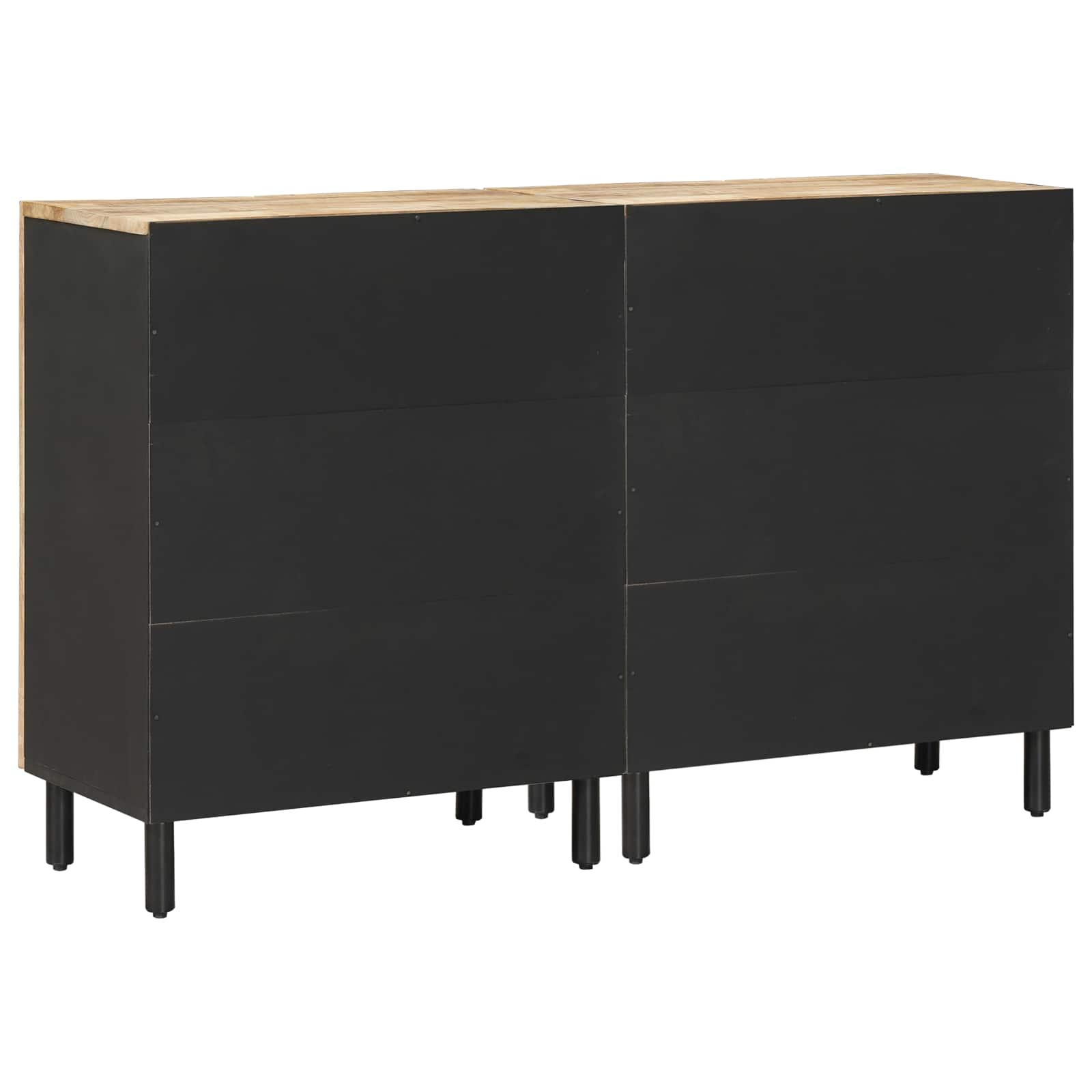 Armoires de rangement 2 pc 120 x 33 x 75 cm Multicolore