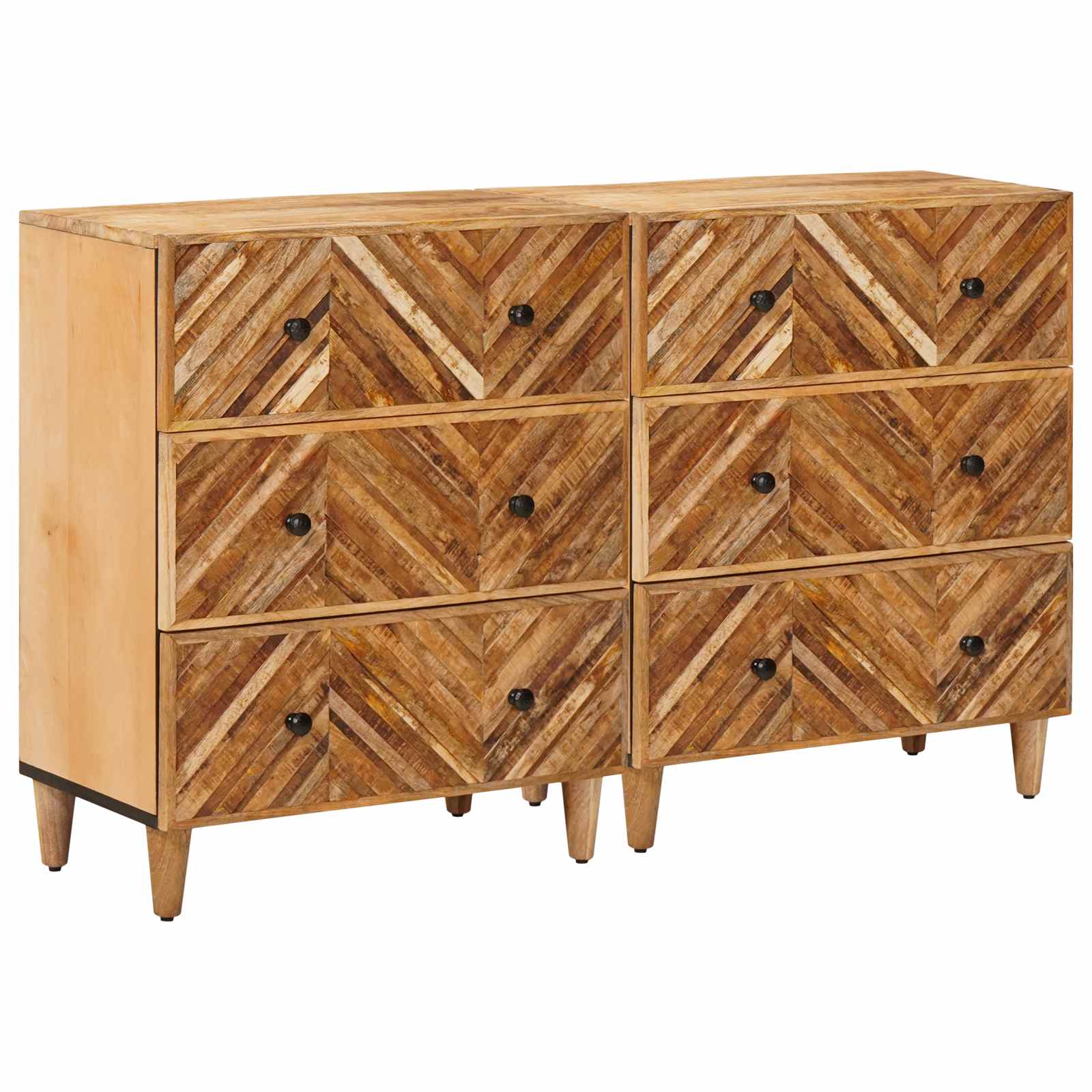 Armoires de rangement 2 pcs Marron 60 x 33,5 x 75 cm - XIOS