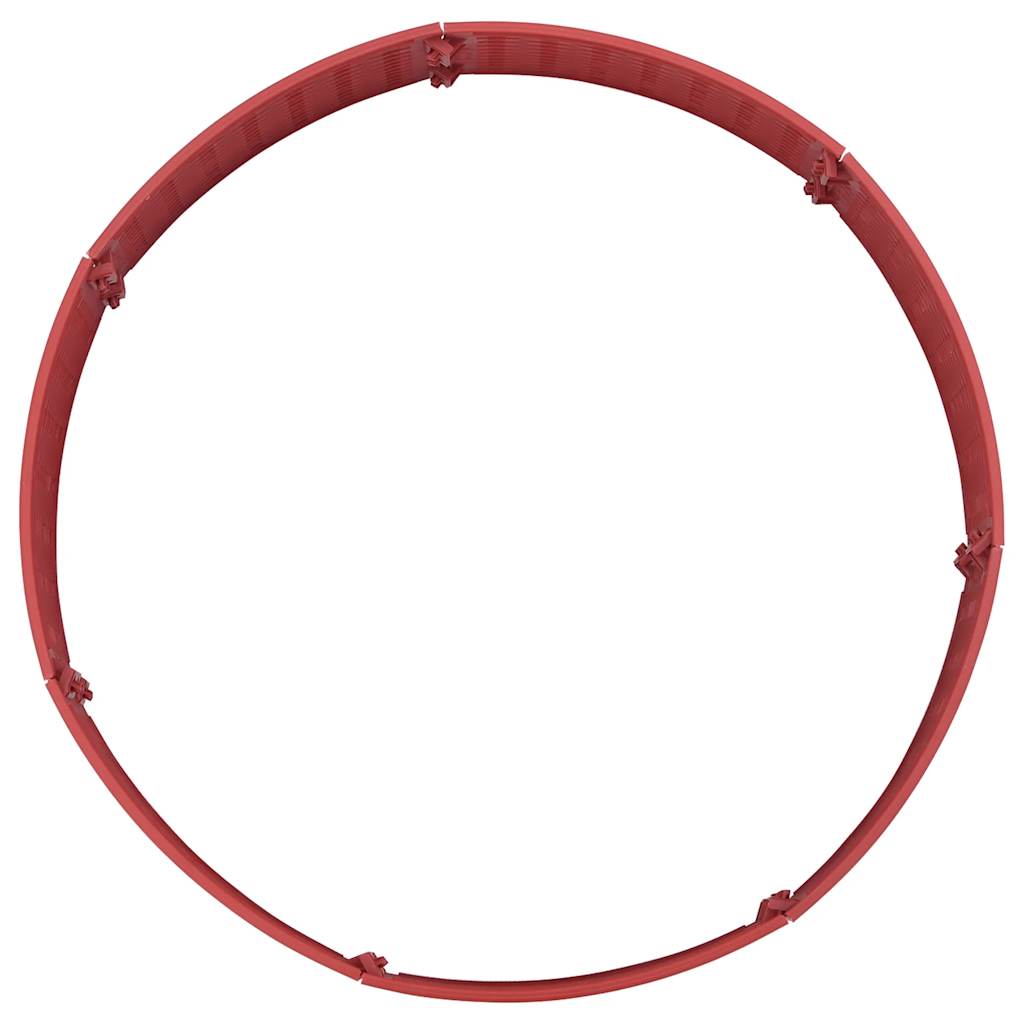 Jupe de sapin de Noël rouge Ø56x23 cm plastique - XIOS