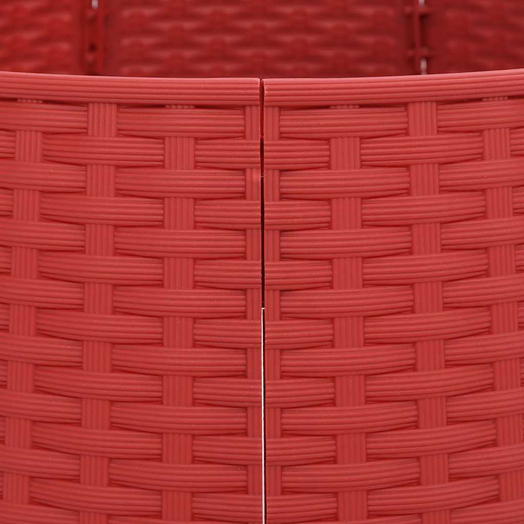 Jupe de sapin de Noël rouge Ø56x23 cm plastique - XIOS