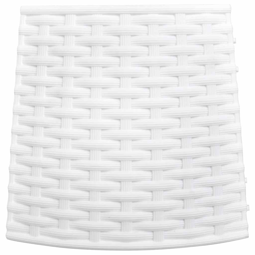 Jupe de sapin de Noël blanc Ø65x23 cm plastique - XIOS