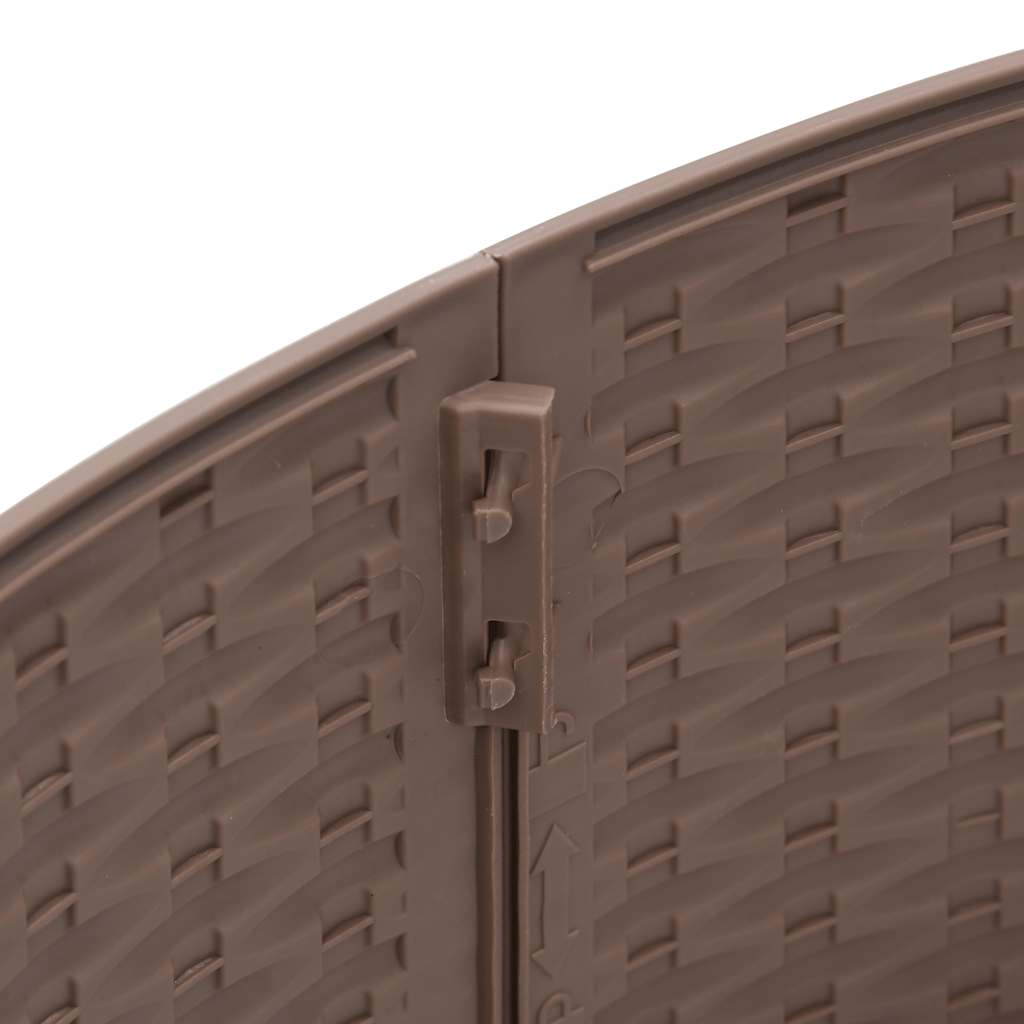 Jupe de sapin de Noël marron Ø65x23 cm plastique