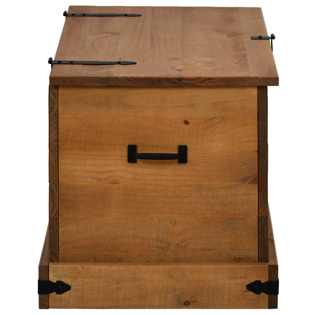 Coffre de rangement HALDEN 91x48x47 cm bois massif pin - XIOS