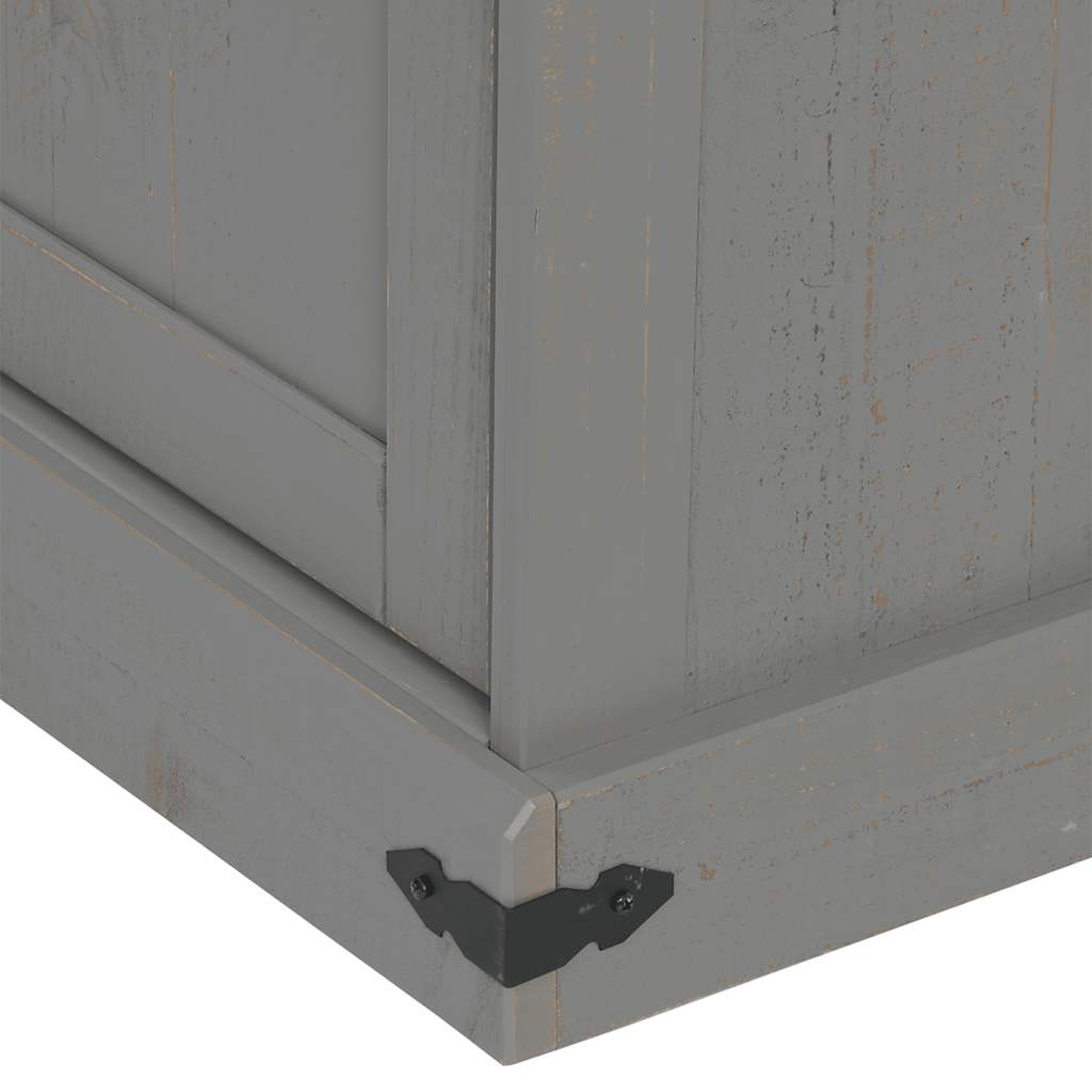 Meuble TV HALDEN 2 portes coulissantes gris 150x40x60 cm - XIOS