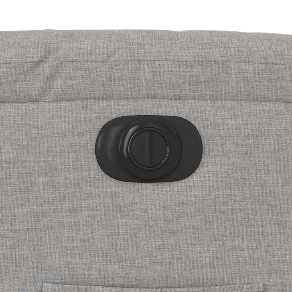 Fauteuil inclinable électrique gris nuage tissu