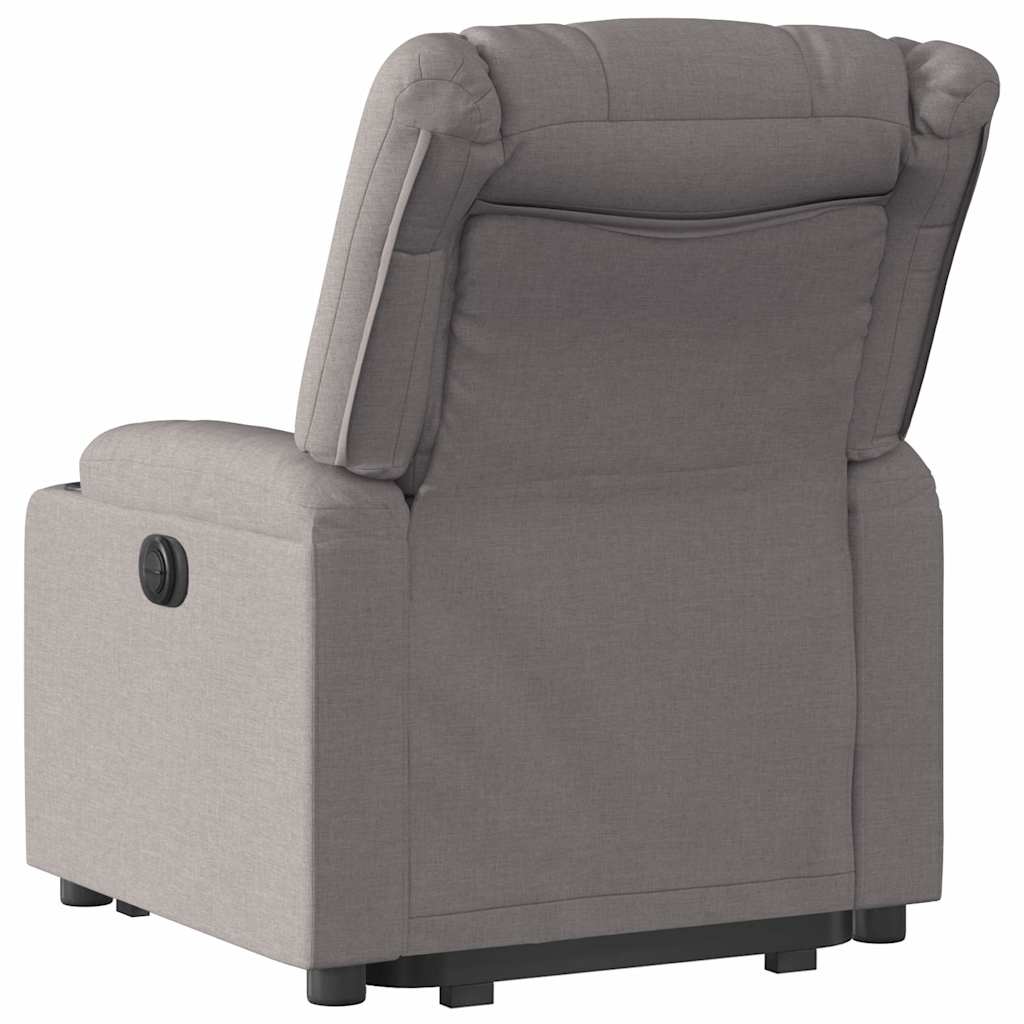 Fauteuil inclinable taupe tissu - XIOS