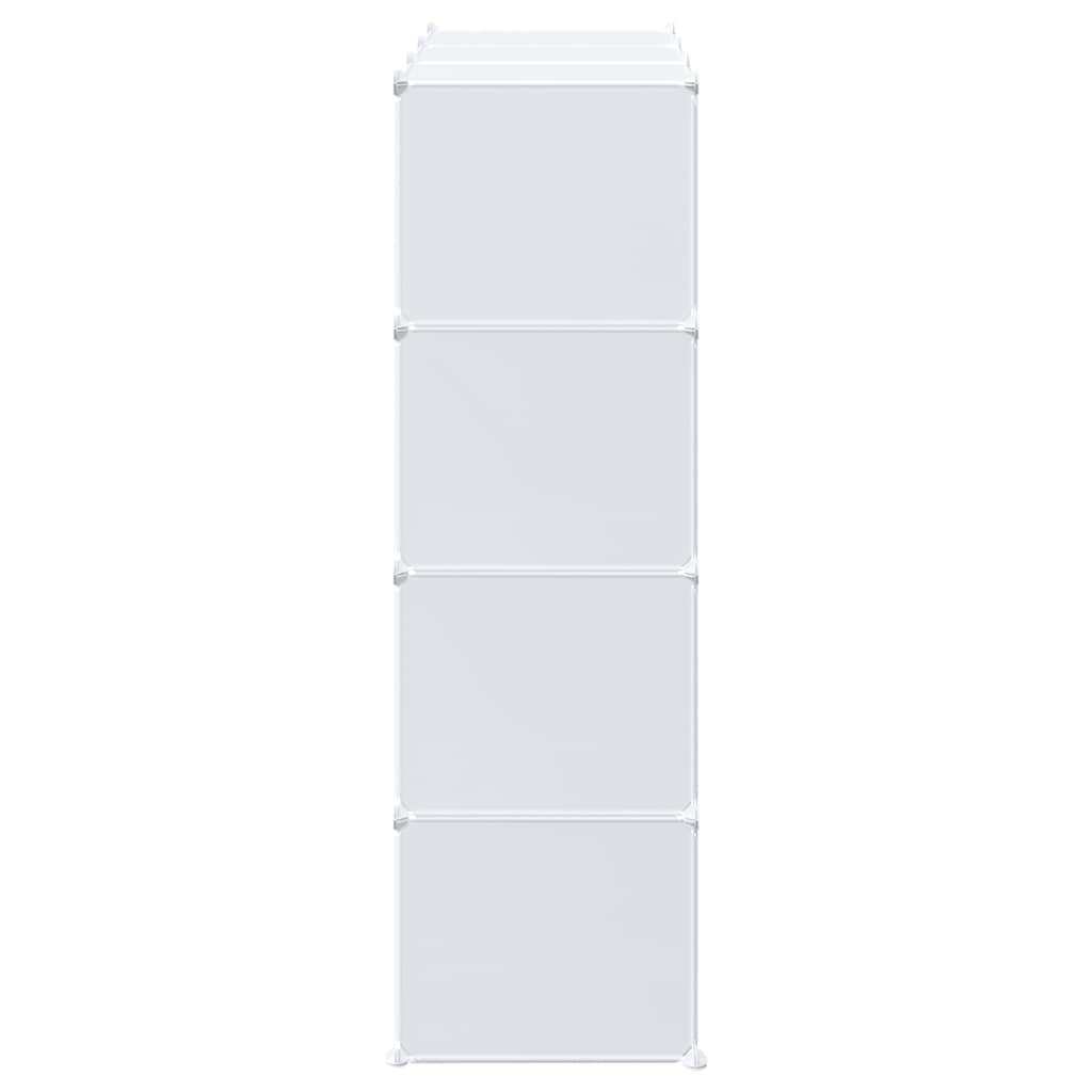 Cubes de rangement 12 pcs avec tiges de suspension PP - XIOS