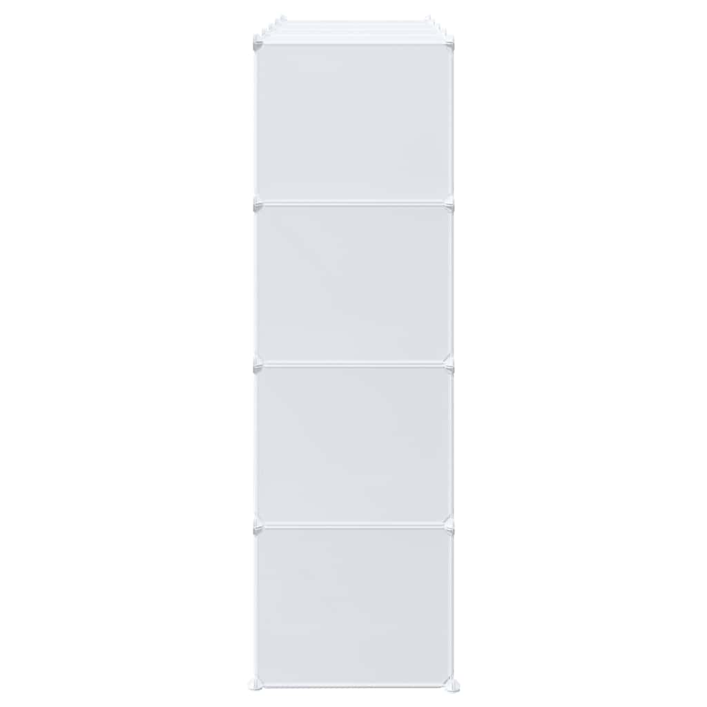 Cubes de rangement 16 pcs avec tiges de suspension PP - XIOS