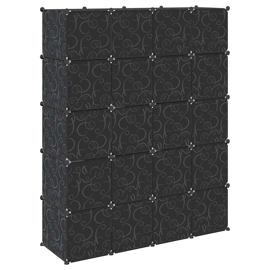 Cubes de rangement 20 pcs avec tiges de suspension PP - XIOS