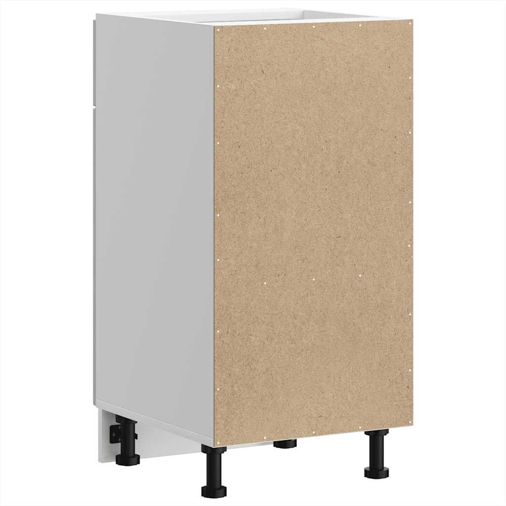 Armoire de cuisine Kalmar blanc brillant bois ingénierie Meubles de cuisine vidaXL