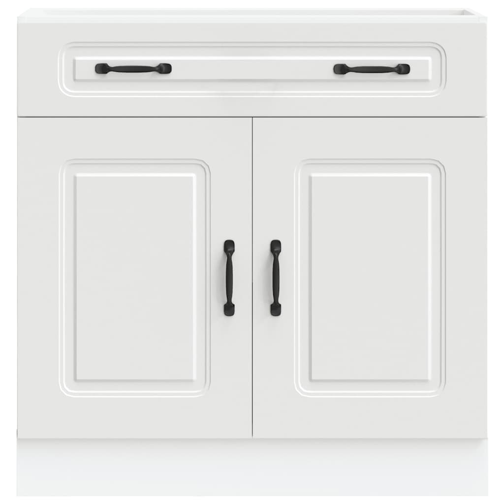 Armoire de cuisine Kalmar blanc bois d'ingénierie - XIOS