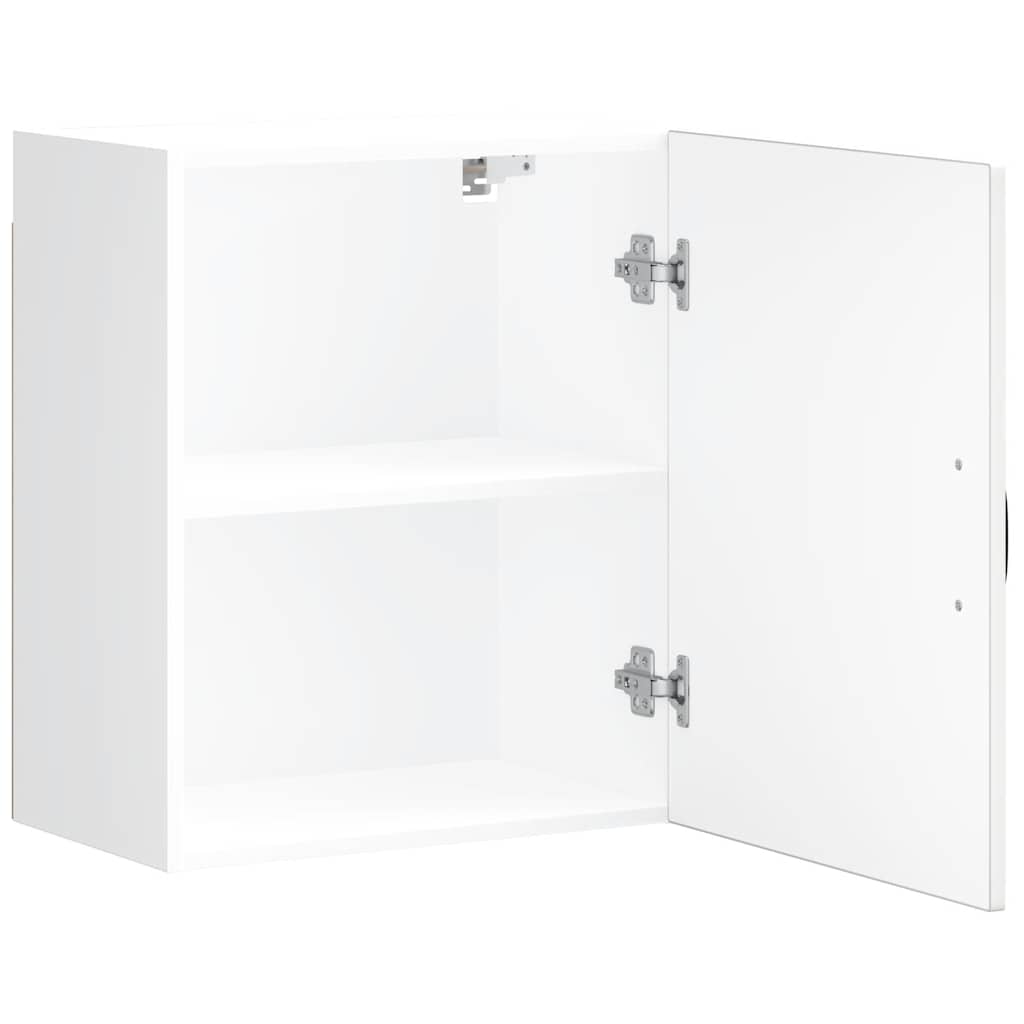 Armoires murales de cuisine 2pcs Kalmar blanc bois d'ingénierie - XIOS