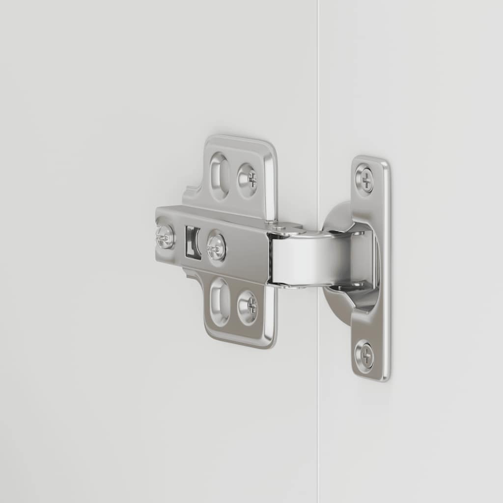 Armoires murales de cuisine 2pcs Kalmar blanc bois d'ingénierie - XIOS
