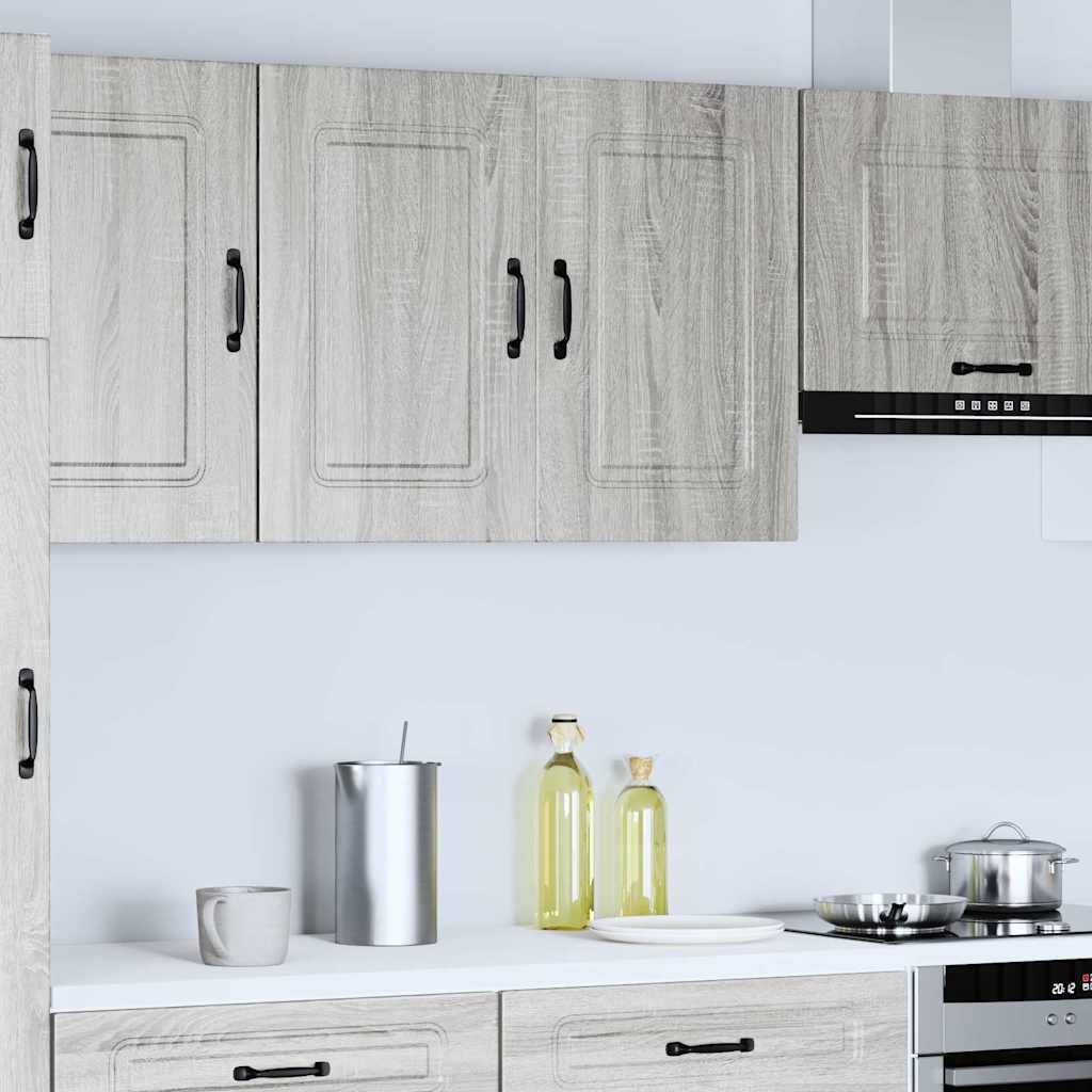 Armoire murale de cuisine Kalmar sonoma gris bois d'ingénierie Meubles de cuisine vidaXL