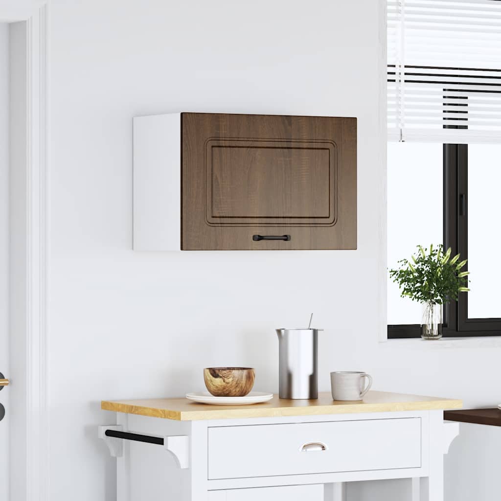 Armoire murale de cuisine Kalmar chêne marron bois d'ingénierie Meubles de cuisine vidaXL