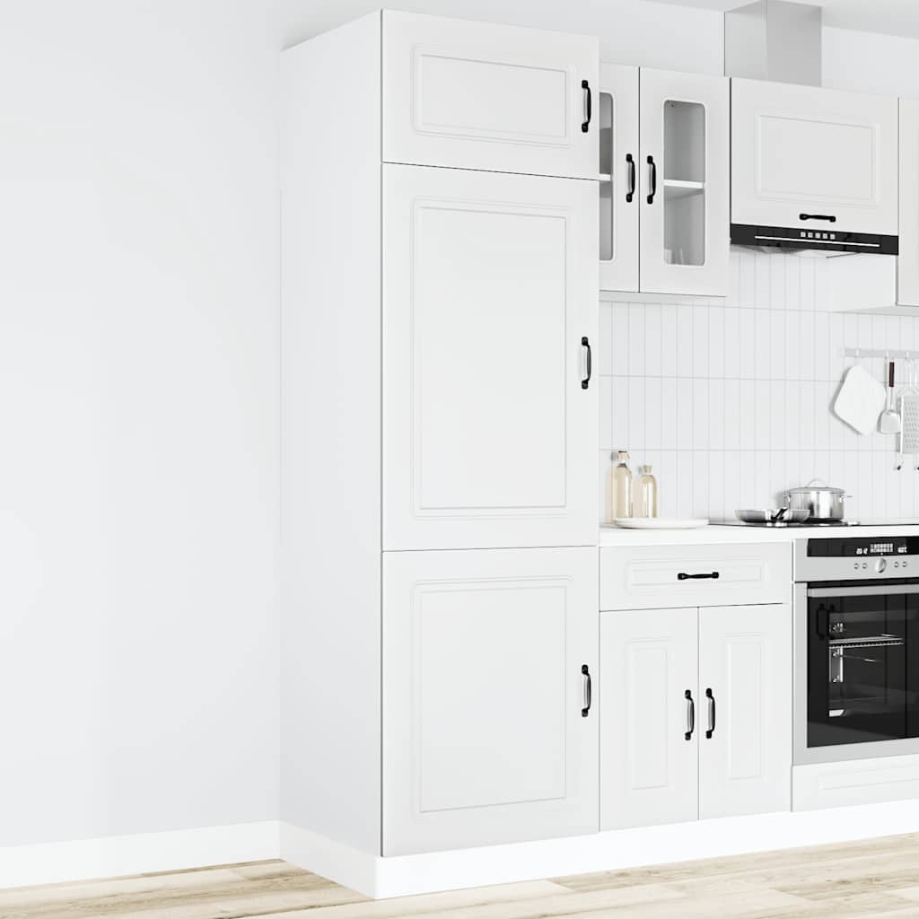 Armoire de cuisine Kalmar blanc bois d'ingénierie - XIOS
