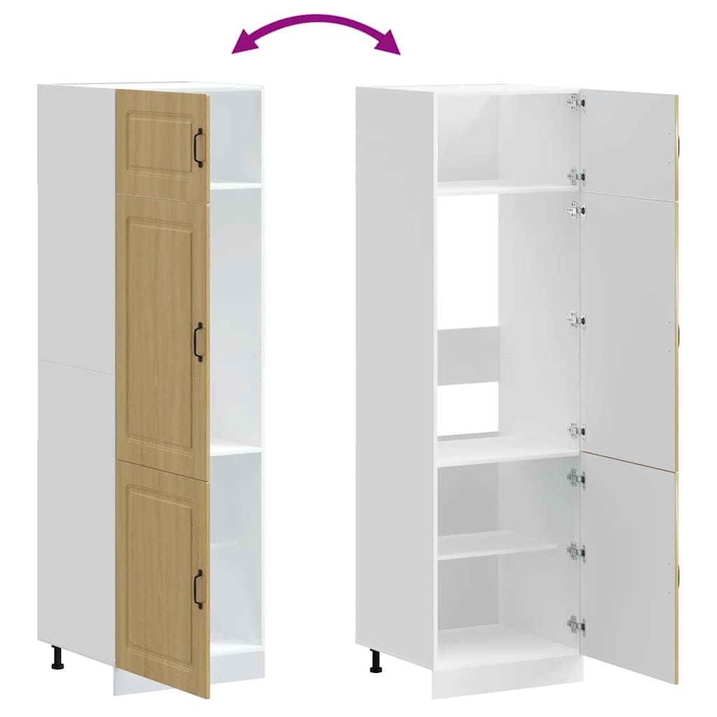 Armoire de cuisine Kalmar chêne sonoma bois d'ingénierie - XIOS