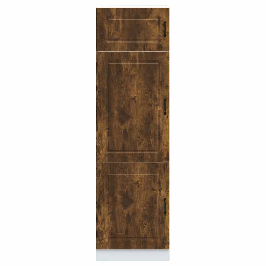 Armoire de cuisine Kalmar chêne fumé bois d'ingénierie - XIOS
