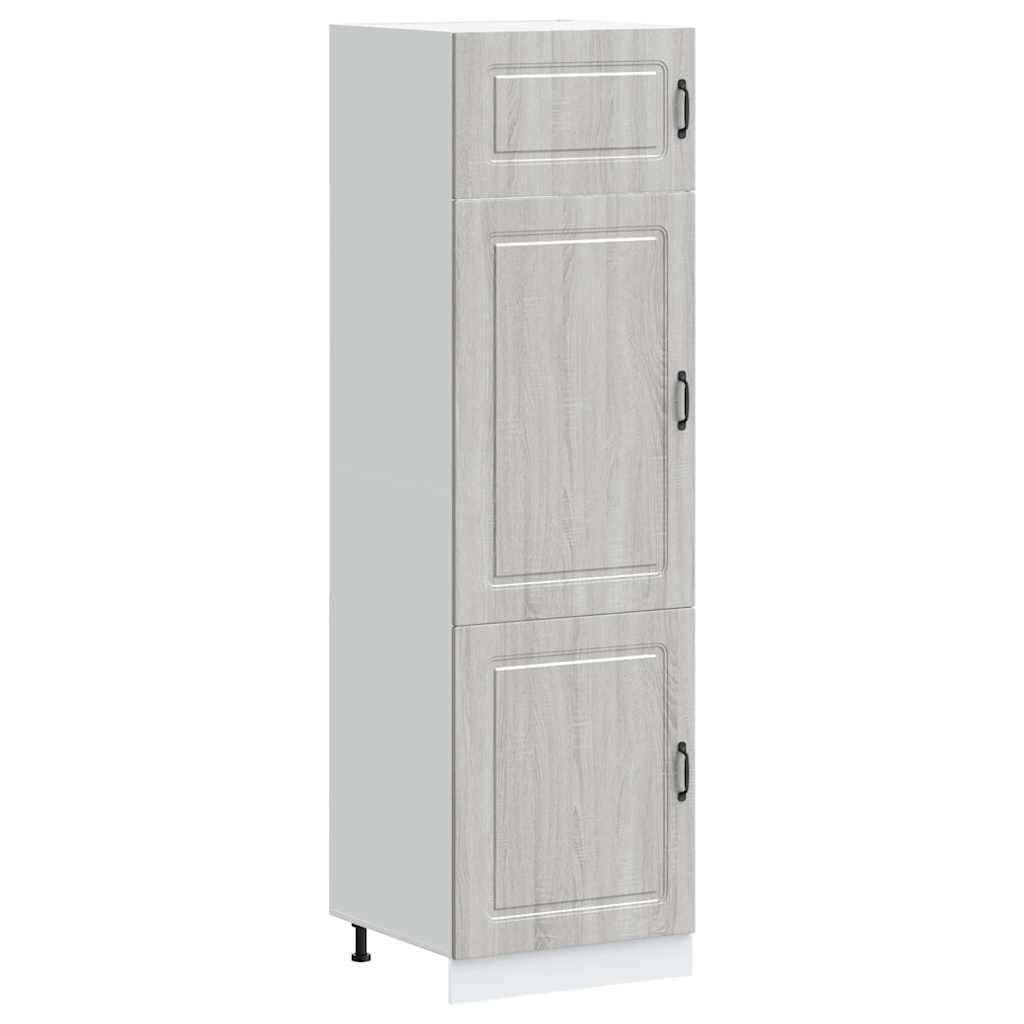 Armoire de cuisine Kalmar sonoma gris bois d'ingénierie - XIOS